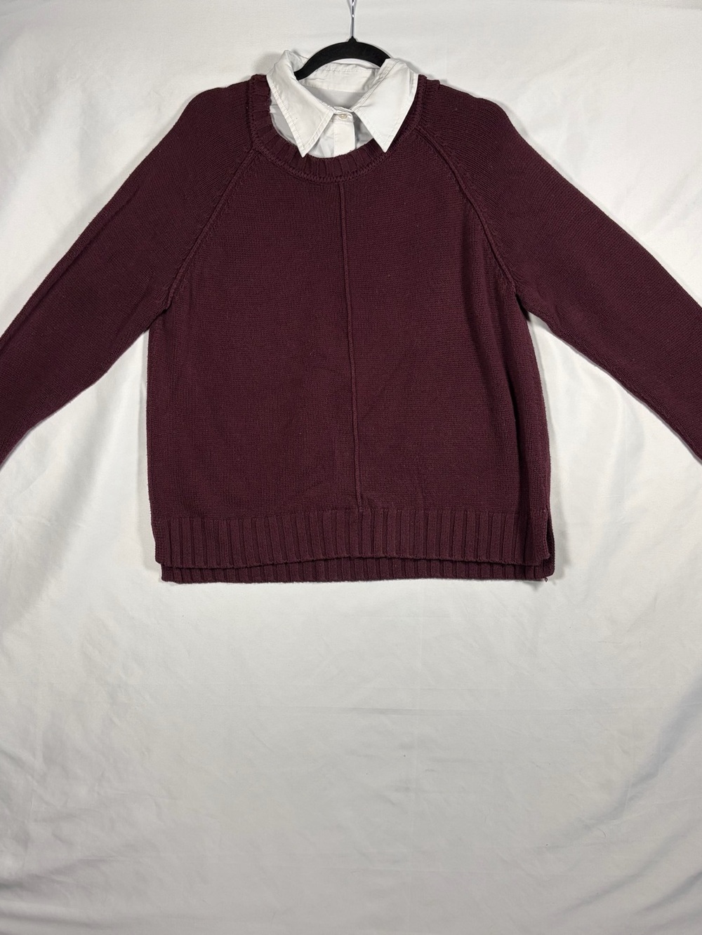 Lauren Ralph Lauren Wine Collard sweater